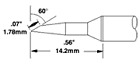 Ssc-747a Metcal Ssc747a Beveled Soldering Tip