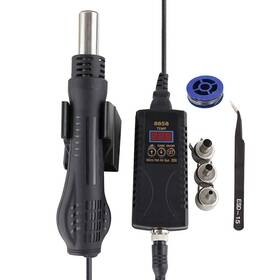 8858 Sumsour 600821710302 Hot Air Gun Portable Digital Hair Dryer Heat Bga Rework Solder Stati