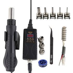 8858 Sumsour 600821710319 Hot Air Gun Portable Digital Hair Dryer Heat Bga Rework Solder Station