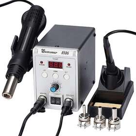 700w Sumsour 784099252617 8586 2 In 1 Smd Rework Soldering Station Led Digital Display Hot Air Gun