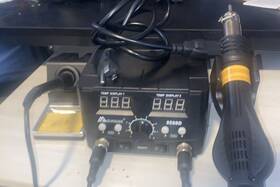Tp8582d Tekpower 2-in-1 70w Soldering Iron And 750w Smd Hot Air Station
