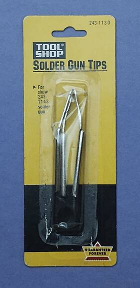 243-1143 Tool Shop 241-1130 Pair Of 4mm Tips For Soldering Gun #243-1143 Nos