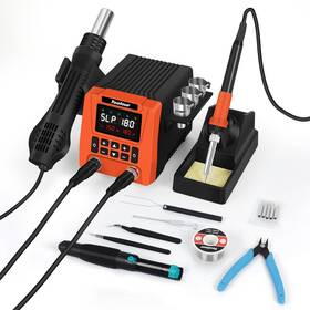 F-932 Toolour 851d 2-in-1 Soldering Station Iron Kit 302 F Fast Heating Hot