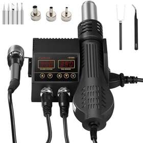8586d Txinlei 715444672620 110v Soldering Station 2 In 1 Digital Display Rework S 8586d Txinlei 715444672620 110v Soldering Station 2 In 1 Digital Display Rework S