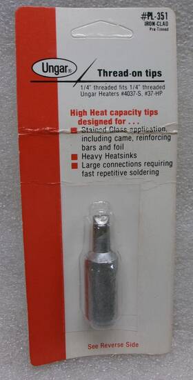 Pl-351 Ungar #pl-351 Iron-clad Pre Tinned Thread-on Tip New #538a