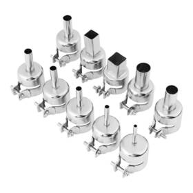 Vikye 754959824957 Heat Gun Nozzle 10pcs / Set Kits Hot Air Soldering Station