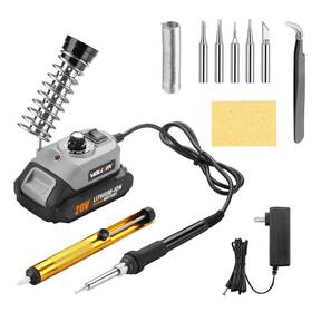 Vtcd2571 Volltek 20v 2000mah Max 70w Cordless Soldering Iron Station Kit W 6 Extra Ti