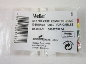 0058759734 Weller Identification Markers For Cables
