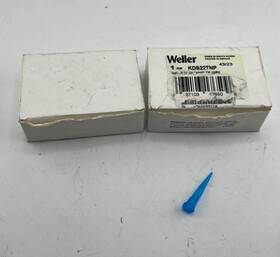 Kds22tnp Weller 2 Pack Of 50 Dispensing Needle 22 Ga Taper Tip 43/23 Blue