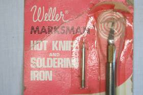 Sp23hk Weller Marksman Hot Knife And Soldering Iron Cut/carve/form Plastics 25w Nos