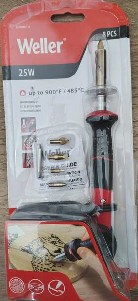 Wtinsp12574 Weller 25w Corded Soldering Iron Woodburning Kit