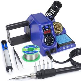 Wep 974443671599 926led V3 Soldering Iron Station Kit With Solder Wire 5 Tips