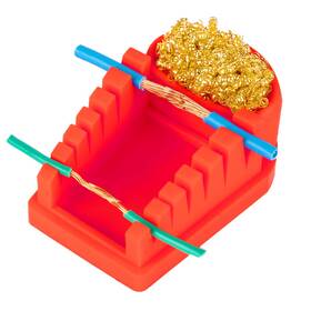 S200 Wep 978139050170 Red Soldering Wire Holder Heat Resistant Silicone Stand With Brass Wool