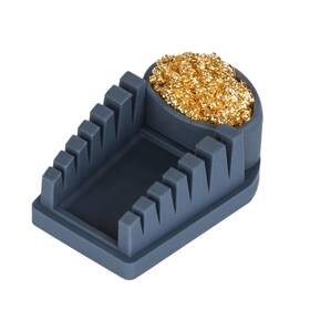 S200 Wep 978139050187 Gray Soldering Wire Holder Heat Resistant Silicone Stand With Brass Woo