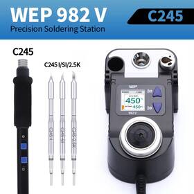 C245-60w Wep 982-v Soldering Iron Kit 60w C245 40w C210 Micro Solder Station Fast Heating