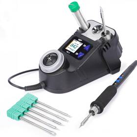C245-compatible Wep 982-v Micro Soldering Kit With 5 C245 Iron Tips Temperature Contro