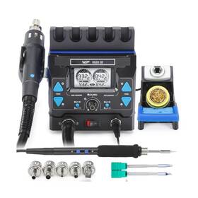 992d-iii Wep 2-in-1 Soldering Station And Hot Air Rework - High-power