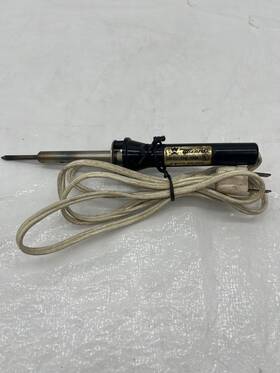 4h4312 Western Auto Wizard Vintage Tools Soldering Iron 25w 120v Electric Wand