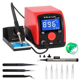 Ycdus 680306174614 Weld Lux 75w Digital Soldering Station Lcd Iron Kit With F