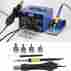 Yh-862d Unbranded 2in1 110v Smd Esd 862d Rework Solder Soldering Iron Station Kit Hot Air Gun New