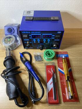 862bd Yihua 060497921863 Esd Safe 2 In 1 Soldering Iron Hot Air Rework Station And Accessories