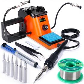 Yihua 060497922174 926 Iii 60w Led Display Soldering Iron Station Kit W 2 Helping Hands 6