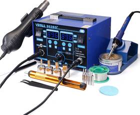 4w-8494-w0jp Yihua 862bd Smd Esd Safe 2 In 1 Soldering Iron Hot Air Rework Station F / C