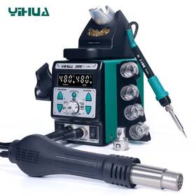 899d-ii Yihua 2-in-1 Soldering Station Easy Plug-and-pull Nozzle Design