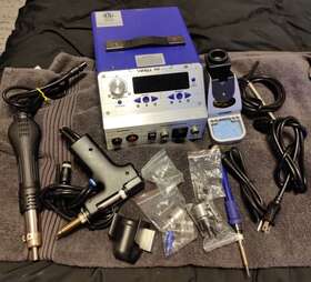 Yihua 948ii 948-ii 4 In 1 Hot Air Rework Soldering Iron And Desoldering Suction Gun