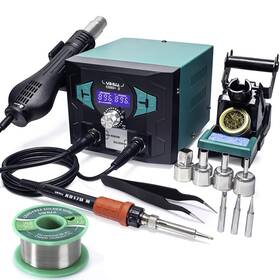 938bd Yihua 974443670271 Ii Soldering Iron Station Hot Air Rework With Sleep Mode F / C Digi