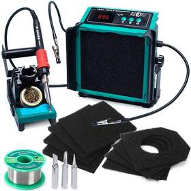 948dq-iii Yihua 974443670592 2-in-1 Solder Fume Extractor Fan 110w Soldering Station Kit Smoke A