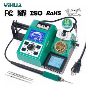 C210 Yihua 974443670905 982 Soldering Iron Precision Station With 3 Tips