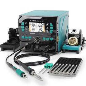 992d-ii Yihua 974443674873 2-in-1 Precision Soldering Kit With Hot Air Pencil And C210