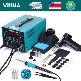 948-i Yihua 974443678789 Desoldering Gun Vacuump Pump Solder Suction Soldering Iron Station