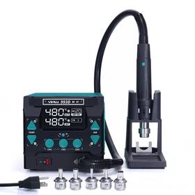 993dm-iv Yihua 1100w Hot Air Bga Blower-type Digital Desoldering Rework Station