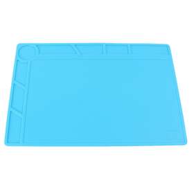 Zdl-kabusikikaisya1989usa 760000620850 34x23cm New Magnetic Heat Silicone Pad Desk Mat Soldering Repair Blue Zdl-kabusikikaisya1989usa 760000620850 34x23cm New Magnetic Heat Silicone Pad Desk Mat Soldering Repair Blue
