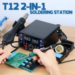 Wep Digital 775W Soldering Iron Station Hot Air Rework T12 Tips. Fixed Price $89.99.