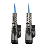 Topkay 2 Pack Torch Lighter Jet Flame Butane One Size, Black. Fixed Price $18.48.