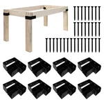 Brackets Kit, 4PCS Heavy Duty Corner For 2X4 (ac.... Fixed Price $31.67.
