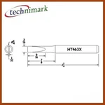 Hexacon HT463X Soldering Tip, Td Full-chisel, Plug, 1/4" 7/8, For 23A, 24S, P2. Fixed Price $20.90.