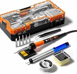 60W Adjustable Soldering Iron On/off Switch Temp Control For Electronics Diy. Fixed Price $51.55.