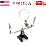 Helping Third Hand Magnifier Soldering Stand Clamp Holder Alligator Clip Tool. Fixed Price $10.79.
