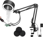 3-IN-1 Solder Smoke Absorber Fume Extractor Fan Lamp With Hands Filters. Fixed Price $87.14.