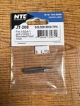 Nte Soldering Iron Replacement Tips For J-SSA-1 & J-SSD-1. Fixed Price $20.00.