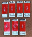 Nos Weller DST3 Tiplet Desoldering Tools DS40, DS40P, DS60, Dstcp (set Of 7). Fixed Price $29.90.