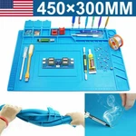 Magnetic Heat Insulation Silicone Pad Mat Platform Soldering Repair 45X30CM. Fixed Price $29.99.