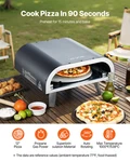 Vevor 12" Propane Pizza Oven W/ Electric Rotator & Carry Bag. Fixed Price $175.99.
