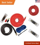 Gauge Power Amplifier Installation Kit With Heat Resistant Wiring - 7500W. Fixed Price $71.99.