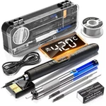 Cordless Soldering Iron Kit Rechargeable Digital Display 5-SPEEDS Temperature Us. Fixed Price $28.26.
