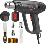 1800W Heat Gun Heavy Duty Hot Air Dual Temp 3 Nozzle Craft Paint 1PC. Fixed Price $27.46.